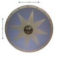 Pikkukuva 2 / 6: Puinen / metallinen keskiaikainen tähtinahkainen Viking Shield SWE60