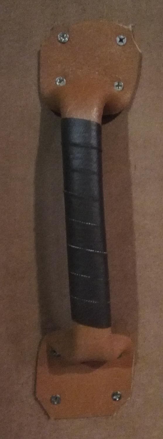 Træ middelalderlig Valknut Viking buet skjold SWE81