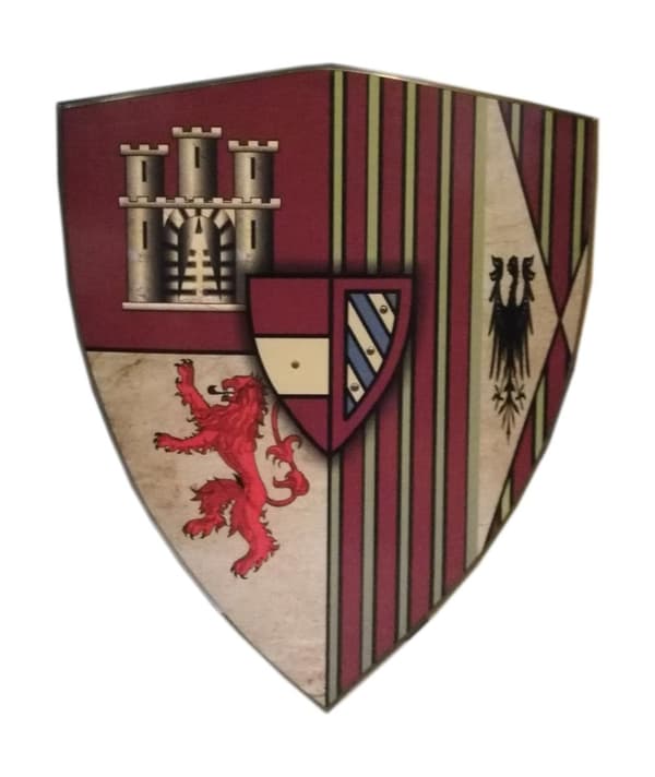 Trehus Lannister av GOT Viking Curved Shield SWE84