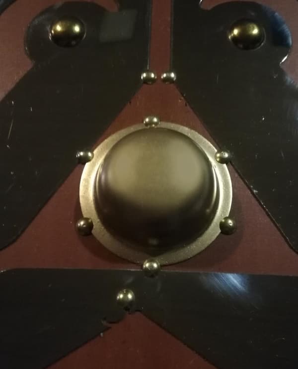 Trä / metall Legend of Zelda Curved Shield SWE88