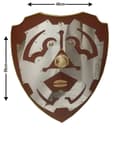 Miniatyrbild 4 av 6: Trä / metall Legend of Zelda Curved Shield SWE88
