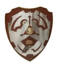 Miniatyrbild 1 av 6: Trä / metall Legend of Zelda Curved Shield SWE88