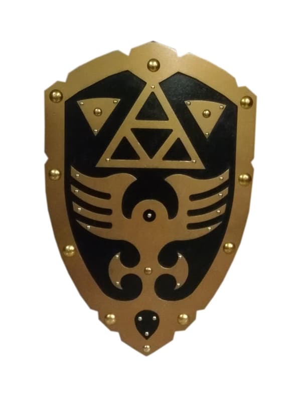 Wooden Legend of Zelda Curved Shield SWE101