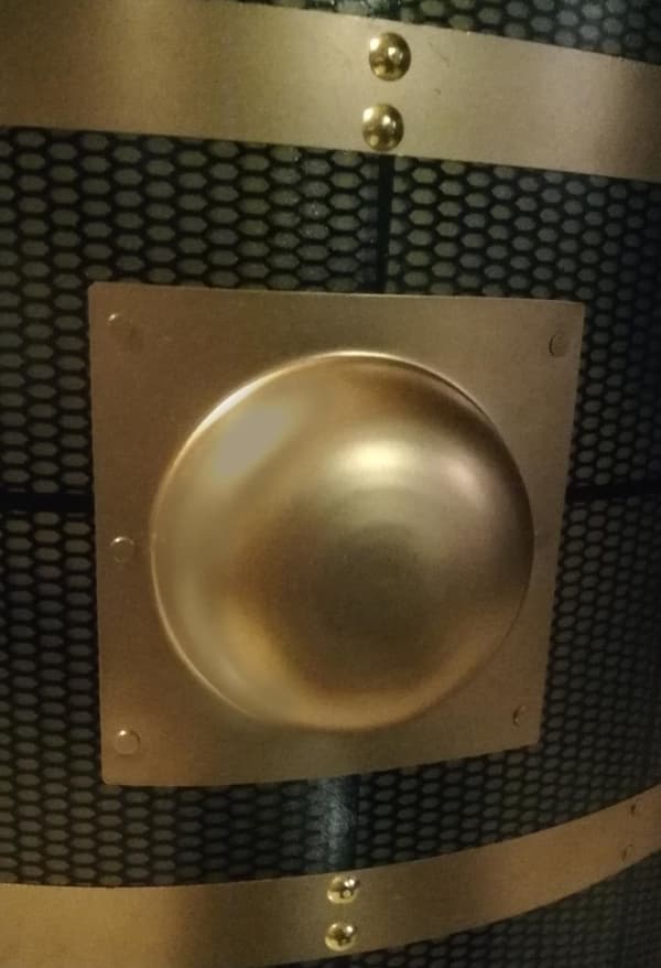 Trä / metall Medeltida Kalasag Warriors Shield SWE120