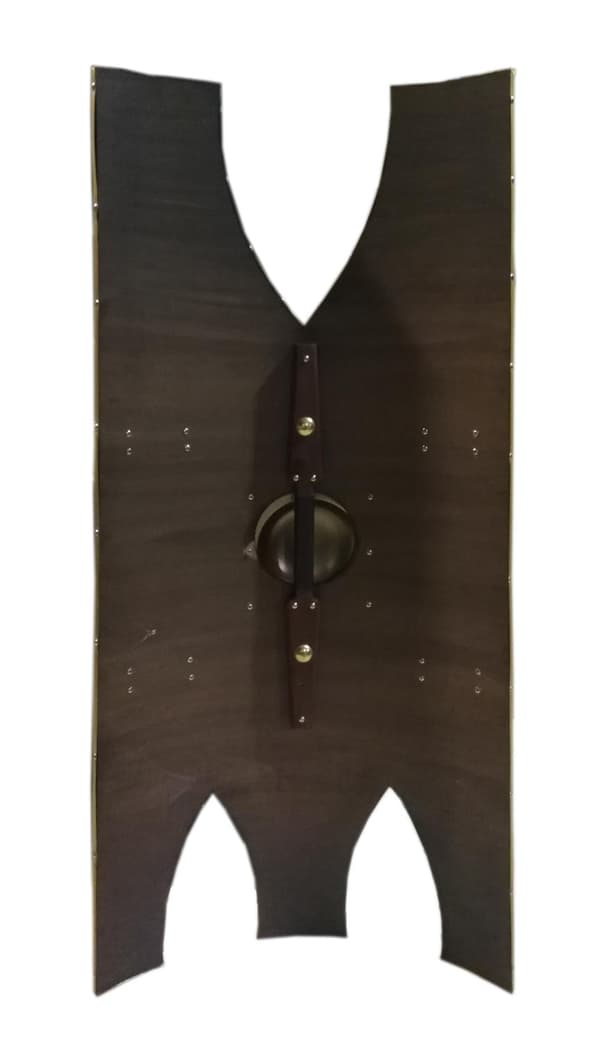 Trä / metall Medeltida Kalasag Warriors Shield SWE120