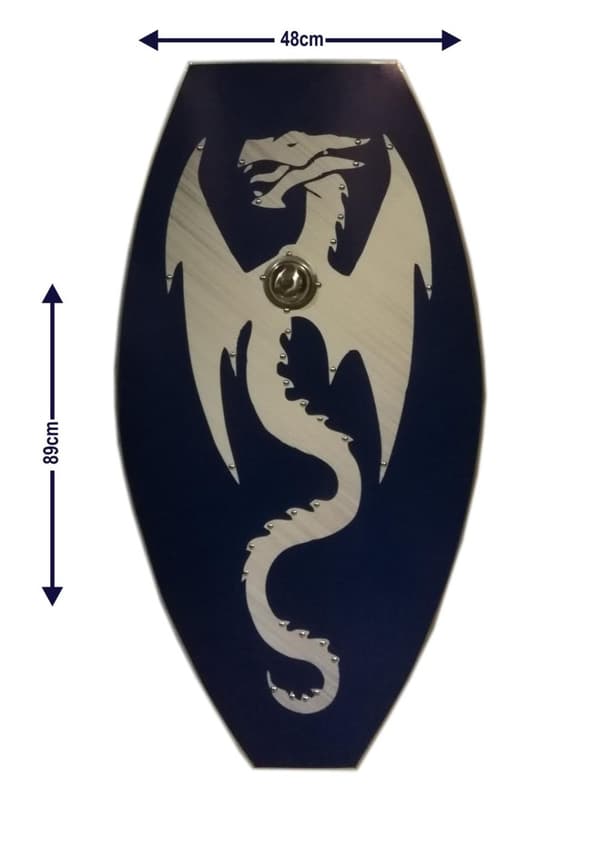 Trä Smaug Dragon Lord of the Rings Shield SWE131