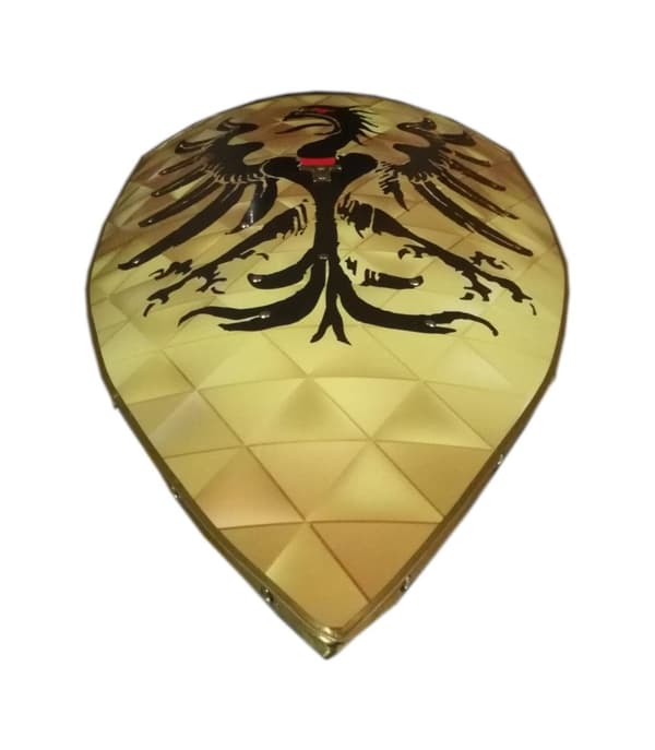 Heraldisk ørneskjold SWE141 i træ fra middelalderen