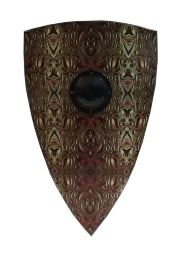 Tre middelalderske antikke asiatiske Black Forest Shield SWE142