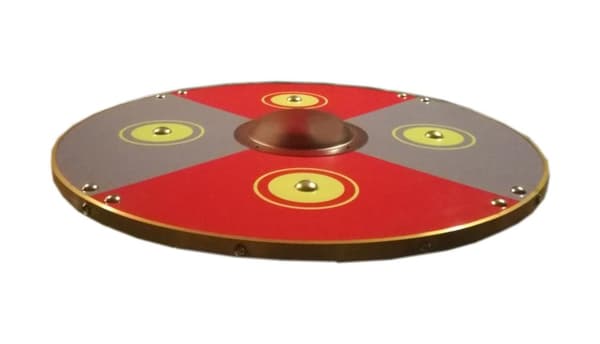 Medeltida trä Conan The Barbarian Armor Shield SWE158