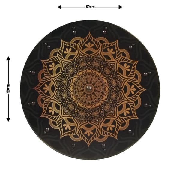 Tre/ middelaldersk Mandala Jute Viking Shield SWE162