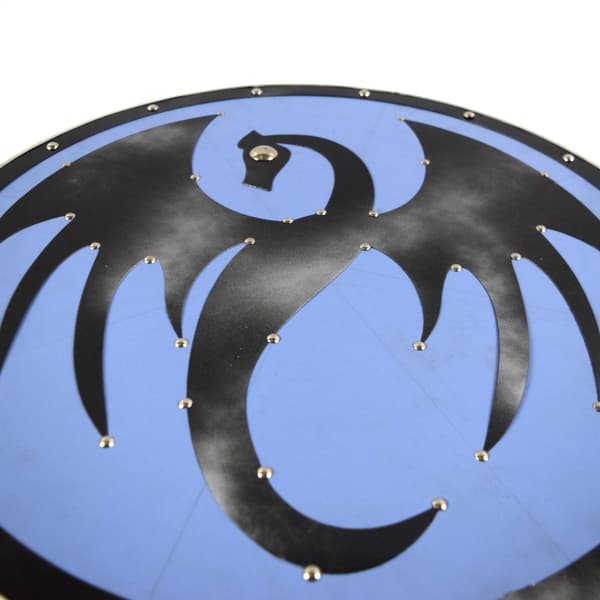 Træ/læder Middelalder Dragon Viking Shield SWE61