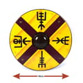 Pikkukuva 5 / 5: Puiset Viking Runes Helm Of Awe Shield käsintehty SWE73