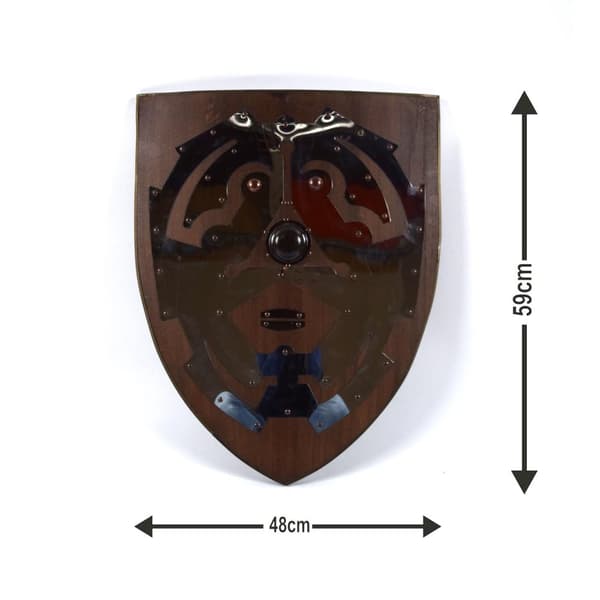 Puinen / metallinen Legend of Zelda Curved Shield SWE90