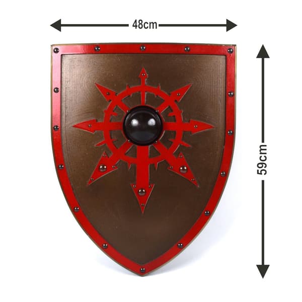 Symbol för kaos Böjd Viking träsköld SWE114