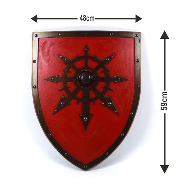 Symbol på kaos Buet Viking træskjold SWE115