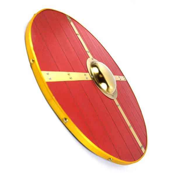 Puinen keskiaikainen metalliristi Viking Shield SWE171
