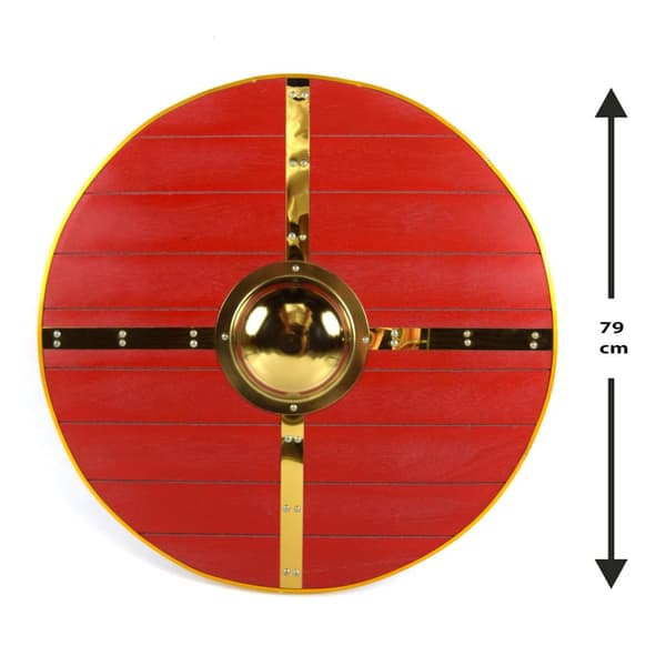 Puinen keskiaikainen metalliristi Viking Shield SWE171