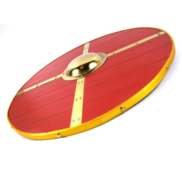 Puinen keskiaikainen metalliristi Viking Shield SWE171