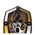 Miniatyrbild 3 av 7: Trä medeltida Gladiator Shield SWE-118