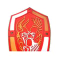 Miniatyrbild 5 av 6: Trä medeltida Gladiator Shield SWE-118