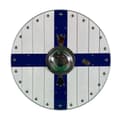 Pikkukuva 1 / 5: Puinen metalli käsintehty Ruotsin lippu Viking Shield SWE186