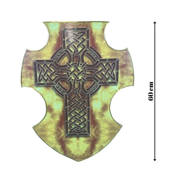 Tre buet Rampant Lion Viking Shield SWE176