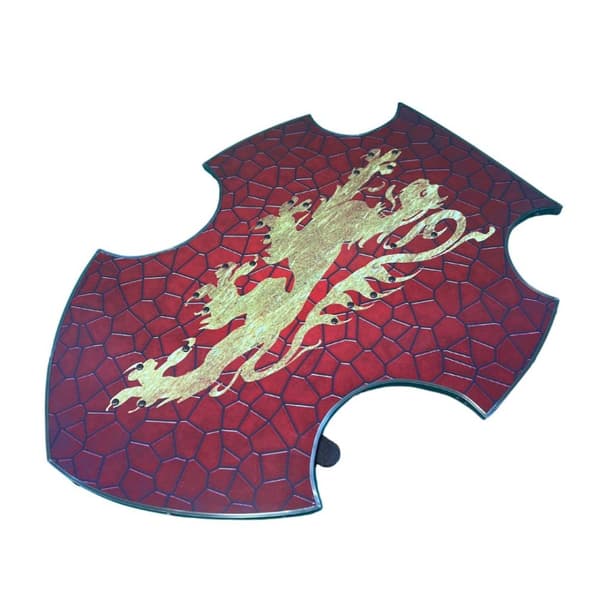 Tre buet Rampant Lion Viking Shield SWE176