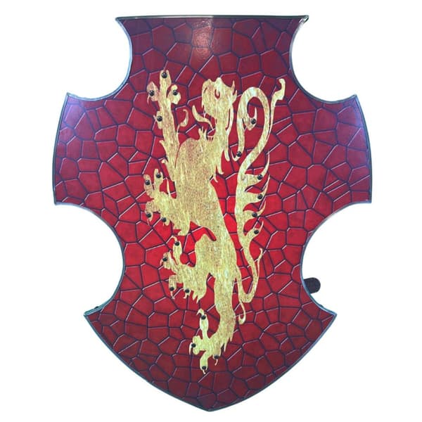 Tre buet Rampant Lion Viking Shield SWE176