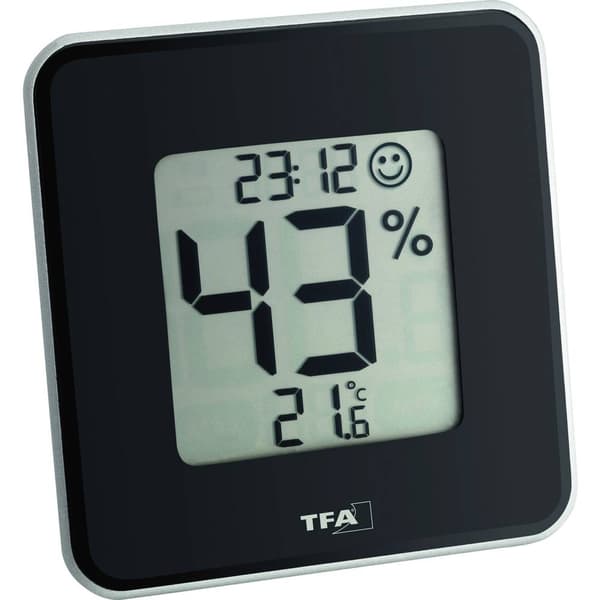 TFA Dostmann Style Termo-/Hygrometer Svart 30.5021.01