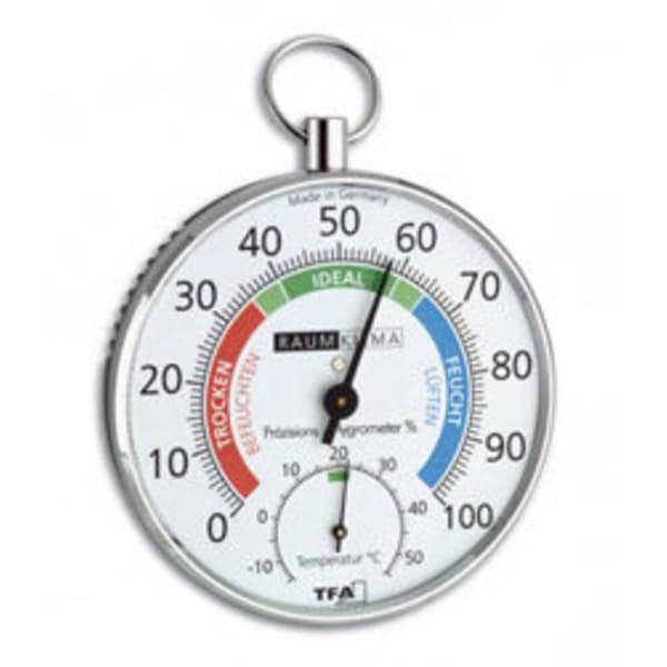 TFA Dostmann 45.2027 Termo-/Hygrometer Silver 45.2027