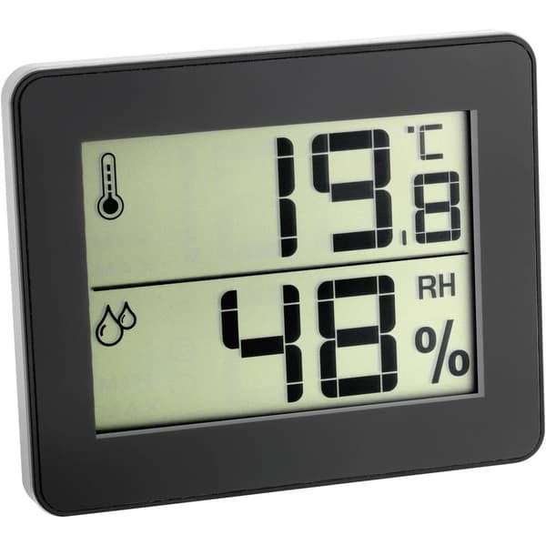 TFA Dostmann 30.5027.01 Termo-/Hygrometer Svart 30.5027.01