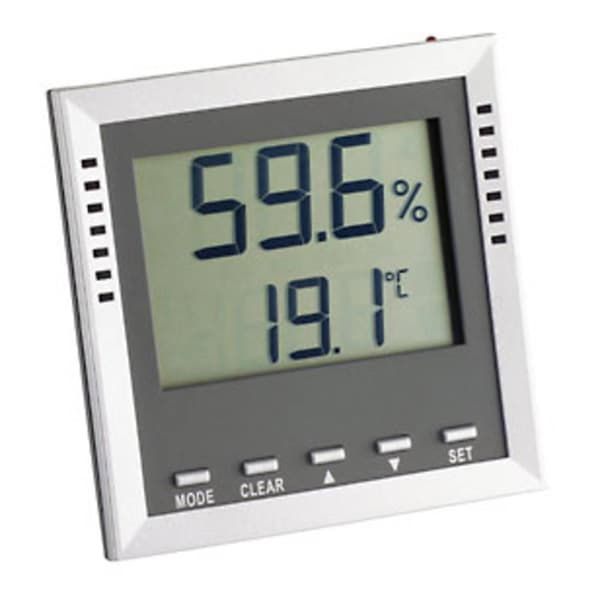 TFA Dostmann Klima Guard Termo-/Hygrometer Silver 30.5010