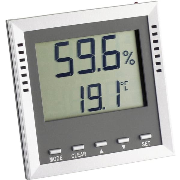 TFA Dostmann Klima Guard Termo-/Hygrometer Silver 30.5010