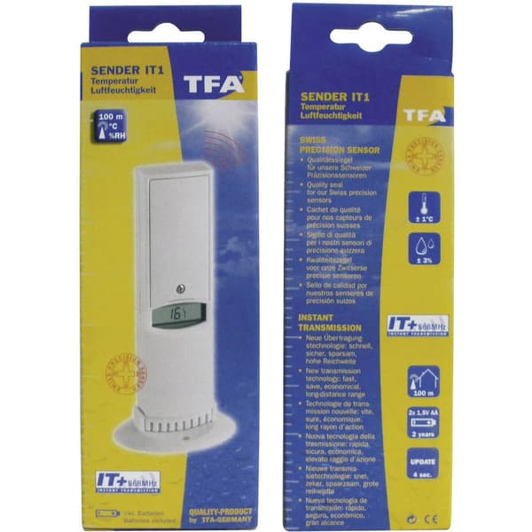 TFA Dostmann 30.3144 IT Termosensor 868 MHz-radio