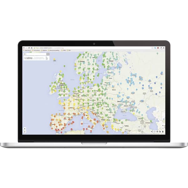 Netatmo NWS01 Trådlös digital väderstation Prognos för 12-24 timmar Antal max. sensorer 3