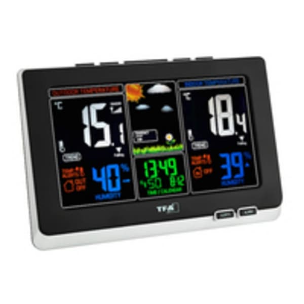 TFA Dostmann Spring 35.1129.01 Trådlös digital väderstation Prognos för 6 till 12 timmar Antal max. sensorer 1