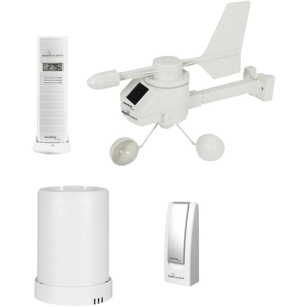 Techno Line MA 10050 Mobile Alerts MA 10050 Trådlös digital väderstation Prognos för 12-24 timmar Antal max. sensorer 5