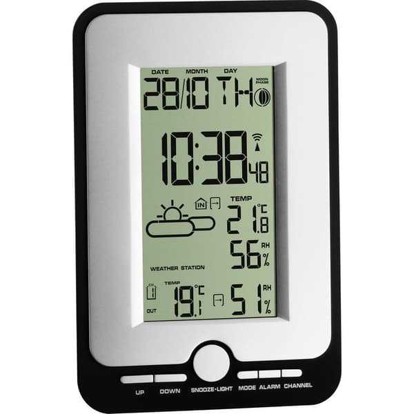 TFA Dostmann MULTY 35.1134.10 Trådlös digital väderstation Antal max. sensorer 3