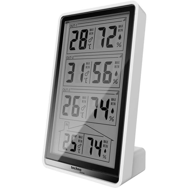 Techno Line Temperaturstation WS 7060 Trådlös termo-/hygrometer