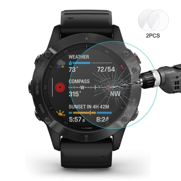 Glassfilm til Fenix 6/6 Pro/6 Sapphire