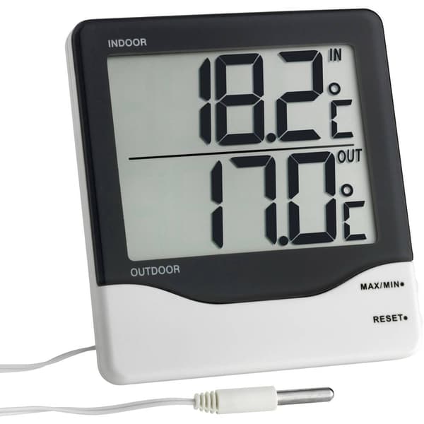 TFA Dostmann Termometer Svart-vit 30.1011.K