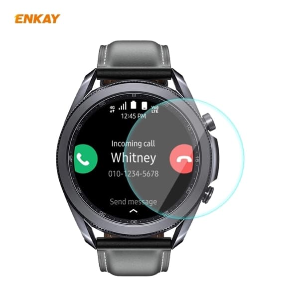 Tempereret beskyttelsesglas til Samsung Galaxy Watch 3 45mm ENKAY Hat-Prince 0.2mm 9H 2.15D