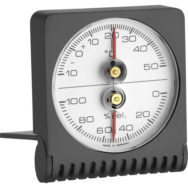 TFA Dostmann 7601 Termo-/Hygrometer Svart 7601