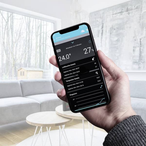 TFA Dostmann VIEW METEO 35.8000.01 WiFi-väderstation Prognos för 12 timmar Antal max. sensorer 1