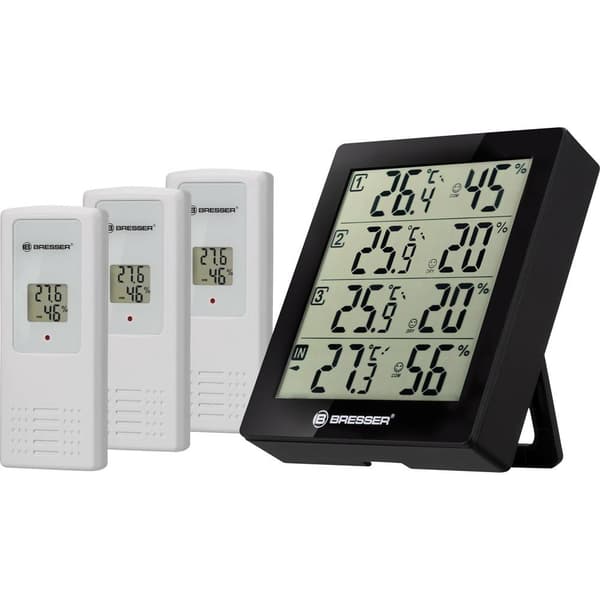 Bresser Optik Quadro Termo-/Hygrometer Svart 7000020CM3000