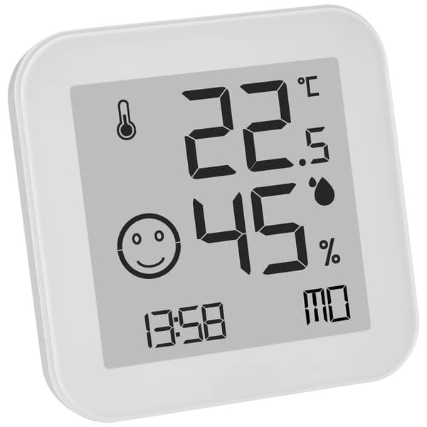 TFA Dostmann BLACK & WHITE Termo-/Hygrometer Vit 30.5054.02