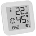 Miniatyrbild 2 av 4: TFA Dostmann BLACK & WHITE Termo-/Hygrometer Vit 30.5054.02