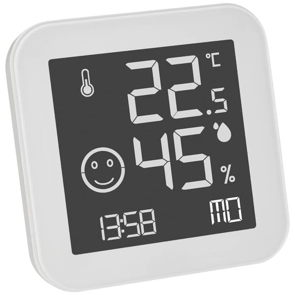 TFA Dostmann BLACK & WHITE Termo-/Hygrometer Vit 30.5054.02