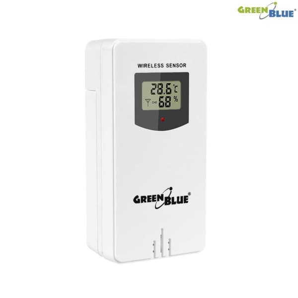 Grønblå 51193 Sort, hvid LCD-batteri