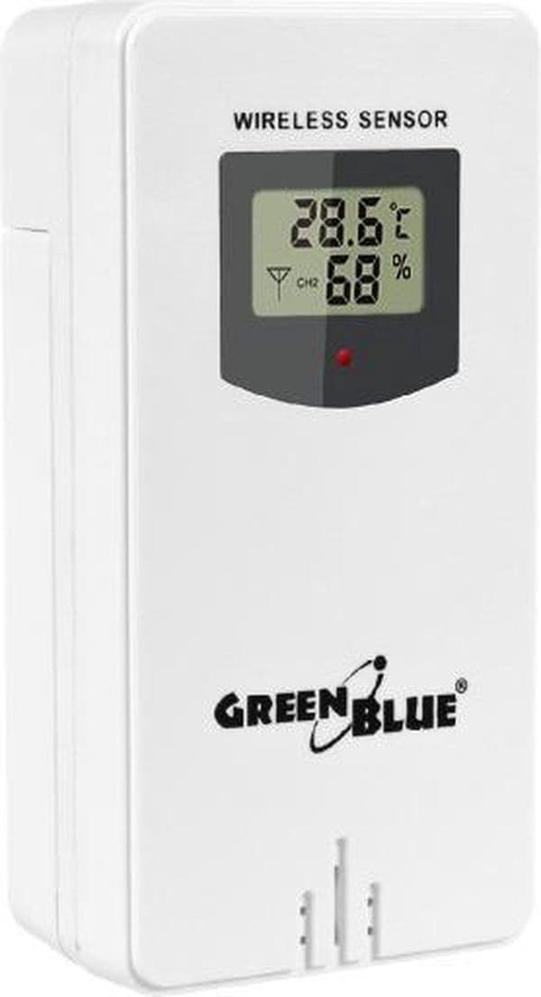 Grønblå 51193 Sort, hvid LCD-batteri